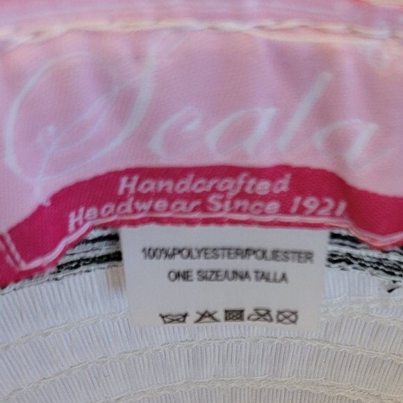 Scala Beach Hat with Shell Embellishments - Picture 2 of 2